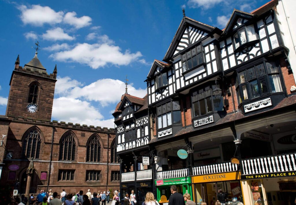 Eastgate Chester in Cheshire England UK